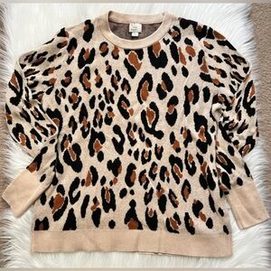 Leopard Print Women's Sweater